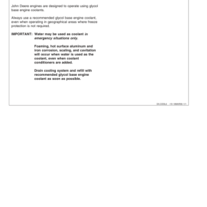 John Deere 7220, 7320, 7520 Open Operator Station Tractors Operator's Manual (OMP70963) - Image 2