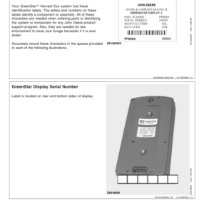 John Deere Greenstar Harvest Doc Forage Harvester System Operator's Manual (OMPC20251) - Image 3