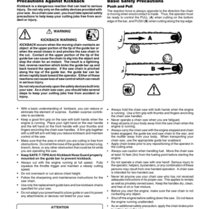 John Deere CS71, CS81 Chain Saws Operator's Manual (OMPS04120) - Image 2