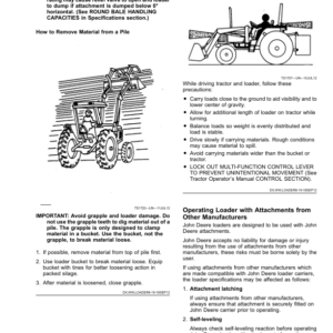 John Deere 700M Loader Operator's Manual (OMPXX12687) - Image 2