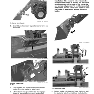 John Deere 620R, 640R, 660R, 680R Loaders (Export Edition) Operator's Manual (OMPXX14105) - Image 3