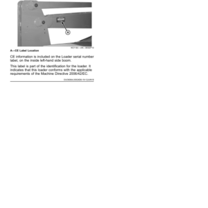 John Deere H310 Loaders Operator’s Manual (Export Edition) Operator's Manual (OMPXX14733) - Image 2