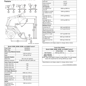 John Deere 600R, 620R, 640R, 660R, 680R Loaders Operator’s Manual (North American) April 2023– Operator's Manual (OMPXX16014) - Image 2
