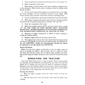 John Deere G Model Series Tractor Operator's Manual (OMR2009) - Image 2