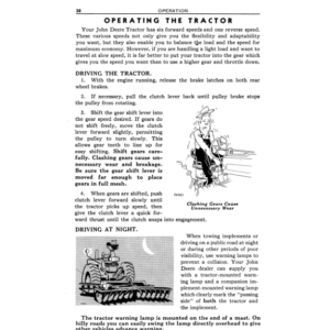 John Deere Model 50 Series Tractors Operator's Manual (OMR2033) - Image 3