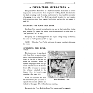 John Deere 80 Diesel Standard Tractor Operator's Manual (OMR2046) - Image 3