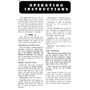 John Deere 730 GP Standard Diesel Tractor Operator's Manual (OMR20699) - Image 2