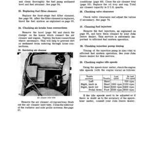 John Deere 3010 Row Crop Utility Diesel Tracor Operator's Manual (OMR28876) - Image 3