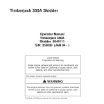 John Deere 350 Skidders Operator's Manuals (8044111) - Image 1