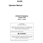 John Deere T25 Tracked Feller Bunchers Operator's Manuals (8046711) - Image 1