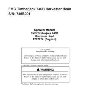 John Deere 746B Attachments Operator's Manuals (F027724) - Image 1