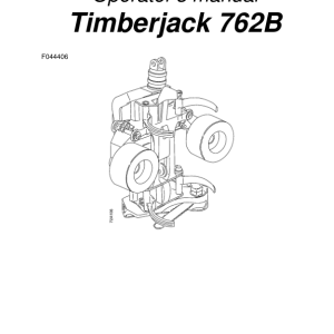 John Deere 762B Harvesting Heads Operator's Manuals (F044406) - Image 1