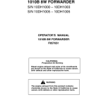 John Deere 1010B Forwarders Operator's Manuals (F057651) - Image 1