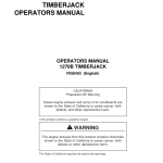 John Deere 1270B Wheeled Harvesters Operator's Manuals (F058403) - Image 1