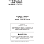 John Deere 1711D Clambunk Operator's Manuals (F066886) - Image 1