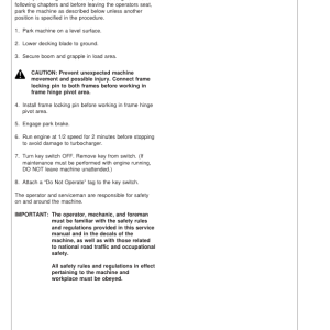 John Deere 1010D Forwarders Operator's Manuals (F067058) - Image 3