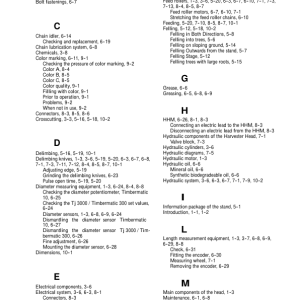 John Deere 762C Harvesting Heads Operator's Manuals (F069797) - Image 3