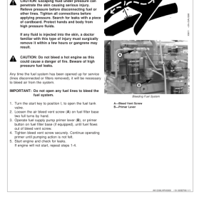 John Deere 1070D Wheeled Harvesters Operator's Manuals (F070957) - Image 3