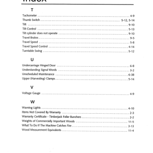 John Deere 850, 950 Tracked Feller Bunchers Operator's Manuals (F292297) - Image 3