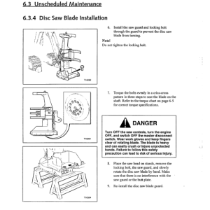 John Deere FS120 Stt Disc Saw Felling Heads Operator's Manuals (F295403) - Image 3