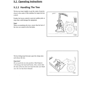 John Deere FD118 Dtt Disc Saw Felling Heads Operator's Manuals (F295409) - Image 2