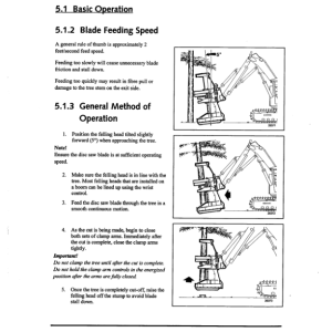 John Deere FS122B Stt Disc Saw Felling Heads Operator's Manuals (F298143) - Image 2