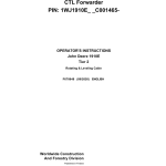 John Deere 1910E T2 Forwarders Operator's Manuals (F670648) - Image 1