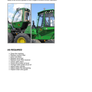 John Deere 1270E IT4 T3 6W, 1270E IT4 T3 8W Wheeled Harvesters Operator's Manuals (F677476) - Image 4