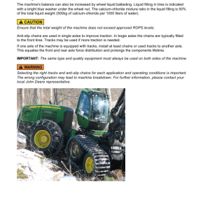 John Deere 1270G 6W, 1270G 8W Harvester Operator's Manuals (F718808) - Image 3