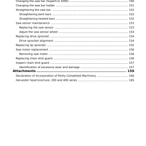 John Deere H424 Harvesting Heads Operator's Manuals (F720081) - Image 2