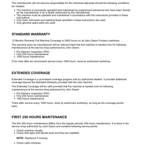 John Deere 1210G T2 RL, 1510G T2 RL Forwarders Operator's Manuals (F723288) - Image 3