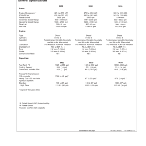 John Deere 9430, 9530, 9630 Scrapers Operator's Manuals (OMAR248017) - Image 4