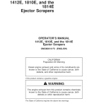 John Deere 1412E, 1810E, 1814E Scrapers Operator's Manuals (OMCM2010) - Image 1