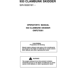 John Deere 933D Clambunk Operator's Manuals (OMF279361) - Image 1