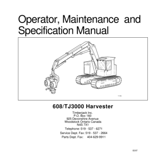 John Deere 608 Tracked Harvesters Operator's Manuals (OMF284678) - Image 2