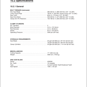 John Deere 18 INCH Dtt Disc Saw Felling Heads Operator's Manuals (OMF286554) - Image 3