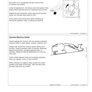 John Deere 953G Tracked Feller Bunchers Operator's Manuals (OMF383512) - Image 2