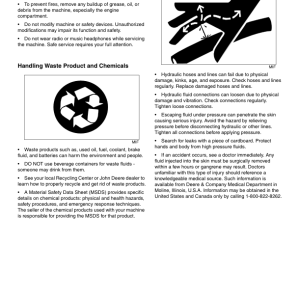 John Deere CP12, CP16, CP18, CP24 Worksite Pro Attachments Operator's Manuals (OMKV16792) - Image 2