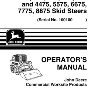 John Deere PRO850, PRO900, PRO911 Worksite Pro Attachments Operator's Manuals (OMKV16796) - Image 1