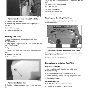 John Deere 260, 270 Skid Steers Operator's Manuals (OMKV18671) - Image 2