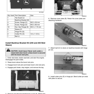 John Deere PRO850, PRO900, PRO911 Worksite Pro Attachments Operator's Manuals (OMKV18678) - Image 2