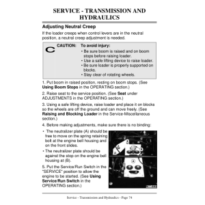 John Deere 6675, 7775 Skid Steers Operator's Manuals (OMM120995) - Image 3