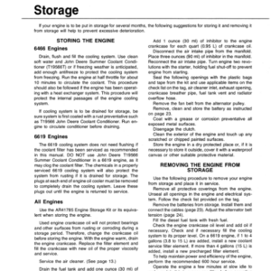 John Deere OEM, Stationary Engines - 6466D, 6466T, 6466A, 6619A Operator's Manual (OMR67604) - Image 2