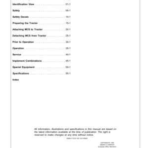 John Deere 346T Material Collection System Operator's Manual (OMRA1176181) - Image 2