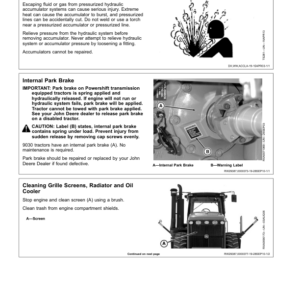 John Deere 9430, 9530, 9630 Scraper Tractors (022000-) (North American) Operator's Manual (OMRE325896) - Image 3