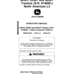 John Deere 9430T, 9530T, 9630T Tractors (914000-) Operator's Manual (OMRE325897) - Image 1
