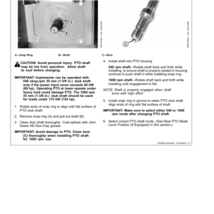 John Deere 7830 & 7930 Tractors North America (042001-044000) Operator's Manual (OMRE573317) - Image 2