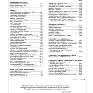 John Deere 8.1L (6081HFN04) Natural Gas Engines Operator's Manual (OMRG33363) - Image 2