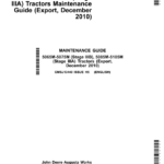 John Deere 5065M, 5075M (Stage IIIB), 5085M, 5095M, 5095MH, 5105M, 5105ML (Stage IIIA) Tractors Maintenance Guide (December 2010) Operator's Manual (OMSJ13440) - Image 1