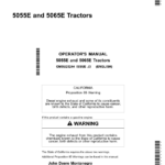 John Deere 5055E, 5065E Tractors Operator's Manual (OMSU25244) - Image 1